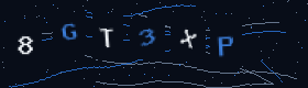 Captcha-Bild — bitte den angezeigten Code eingeben