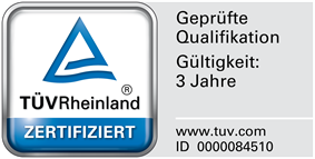 TÜV Rheinland Geprüfte Qualifikation – Zertifiziert